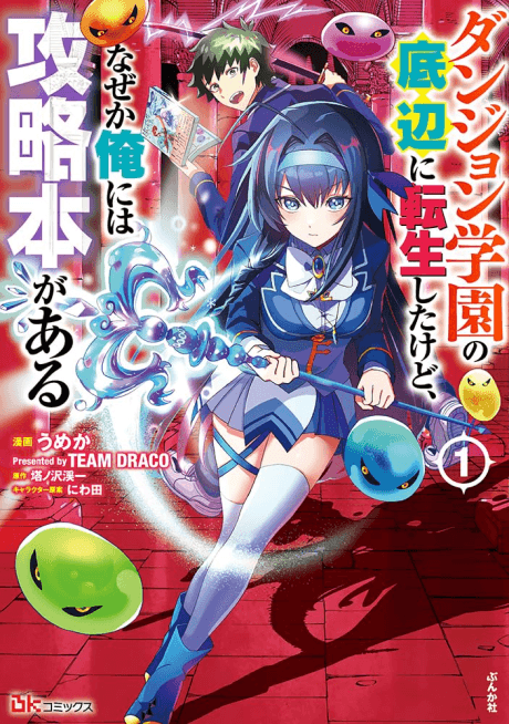 Dungeon Gakuen no Teihen ni Tensei Shita kedo, Naze ka Ore ni wa Kouryaku Hon ga Aru
